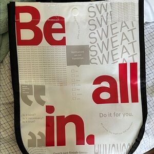 Lululemon Bag - Red & White
